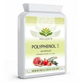 Hellenia Polyphenol 5 | 5-a-Day Fruit & Veg Dietary antioxidants - 60 Capsules