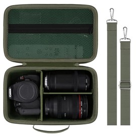 Estuche para Cámara Compatible con Canon EOS Rebel T7 / T100 / R50 / R100 / R5 / R6 Mark II Cámara DSLR con Lente de 18-55mm, Sony, Cámara DSLR Nikon 