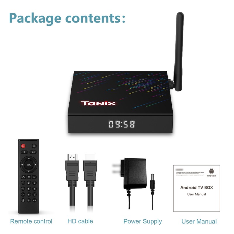 TANIX TX68 Android 12.0 Smart TV Box Allwinner H618 Quad-core