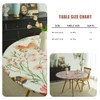 IBEQUEM Mandala Round Fitted Tablecloth with Elastic Edged, Ethnic Mandala