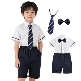 Qichenk 130 Uniform, School, Graduation Ceremony, Boys, Kids, Elementary School, School Uniform, Gentlemen's Clothing, Dk Suit, 5-Piece Set, Summer, Formal Suit, Children's Clothing, Junior, Piano