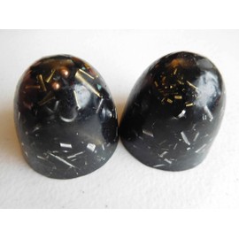 2 Black Sun Power Dome Tower Busters Crystal Orgone Generator Energy Accumulator 528Hz/7.83Hz/Advance Harmonics Many Beautiful Ingredients and Colors!! 2pd(Black Sun)