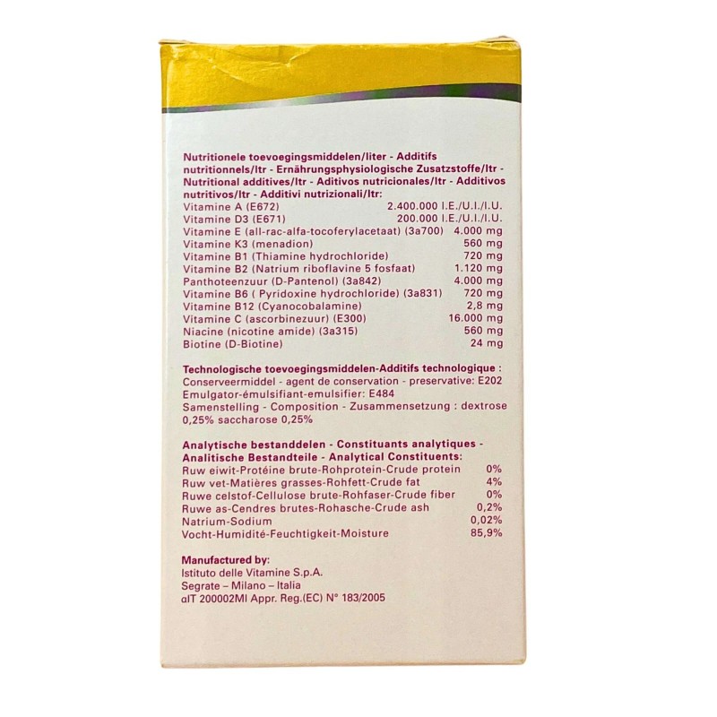 Cede Multivit 200ml high quality condition and breeding, supplement for