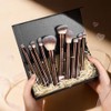 MAANGE 10 Piezas Set de Brochas para Maquillaje con Estuche