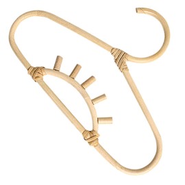 FONDOTIN Children Hanger Rattan Baby Hangers Baby Closet Baby Hangers for Nursery Baby Hangers for Closet Rattan Hangers Mini Skirt Hangers Closet Clothes Hangers Toddler Manual Ledge