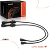 A-Premium - Juego de 2 cables de bujía compatibles con
