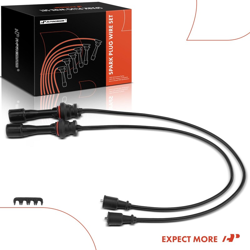 A-Premium - Juego de 2 cables de bujía compatibles con