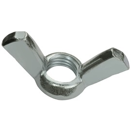 AERZETIX - C58242 - set of 5 nuts with wings M20 - wing nuts - DIN 315 - metric internal thread - galvanised steel - colour silver
