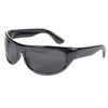Pacific Coast Wrap Face Hugging Riding Glasses (Black Frame/Smoke Lens)