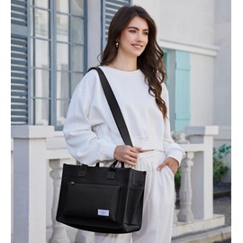 KALIDI FANCY FOREST Tote Bag, Shoulder Bag, Several Pockets, 3-Way Use, Detachable Shoulder Strap, Large Capacity, Large Capacity, Freestanding, Canvas Tote, Canvas Tote Bag, For Commuting to School