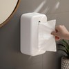 NICEME Tissue Case, Paper Holder, Wall Hanging, Easy Refill, Kitchen,