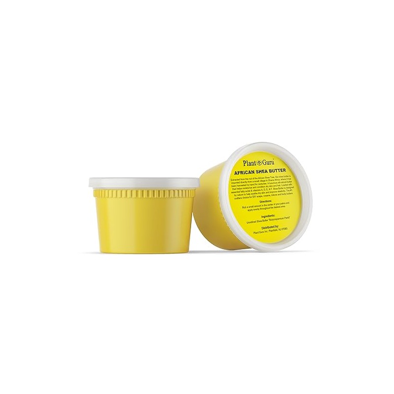 Plant Guru African Shea Butter Raw Unrefined Grade 100 Pure