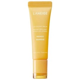 Laneige Lip Glowy Lightweight Hydration Balm with Shea Butter, Mango, 0.35 oz