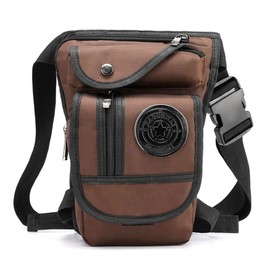 Xieben Motorcycle Leg Bag Drop Leg Bag Waist Bag Leg Bag for Men Women Waist Belt Bag Cycling Travel Outdoor Sports Tactical Military Hiking Camping, coffee