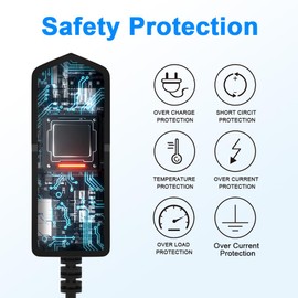 HYGAMOCC 6V 1A Universal AC Adapter with 8 Tips, AC 100-240V to DC 6V 1A/0.8A/0.5A Adapter Charger for Soap Dispensers, Trash Can, Doorbell Alarm, Shaver, Lamp, Clock, Baby Monitor/Swing