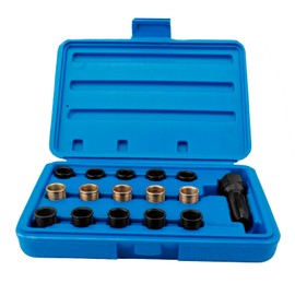 16Pcs Spark Plug Tap Thread Repair Tools Rethreading Kit