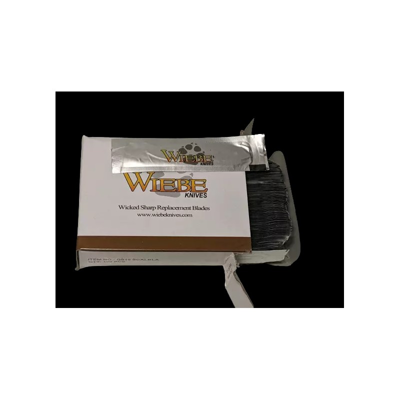 Wiebe 100 Wiebe Wicked Sharp Replacement Blades Knife Skinning Fur