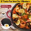 ARC Nonstick Paella Pan, Stainless Steel Burner and Stand Set,