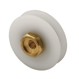 Prime-Line B 824 Screen Door Roller, 1 In. Diameter, Nylon Construction, Center Groove (2 Pack)