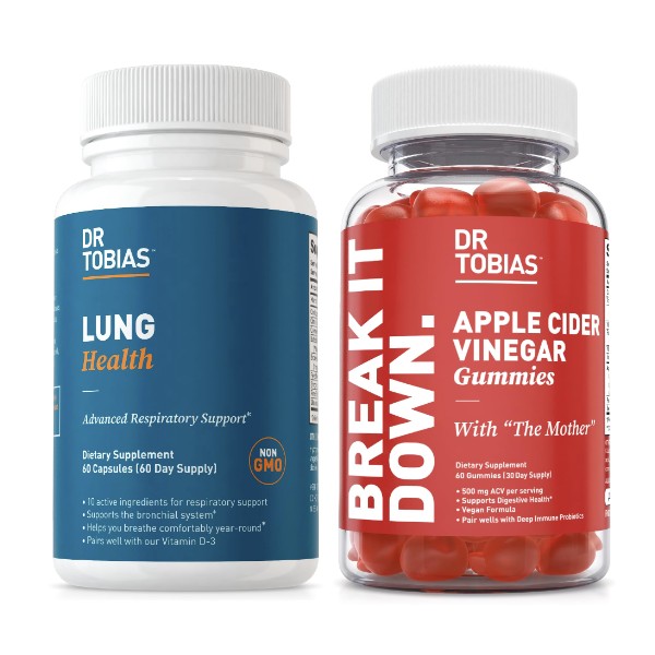 Dr. Tobias Lung Health & Apple Cider Vinegar Gummies -