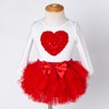 My 1st Valentines Day Skirt Outfit for Baby Girl Newborn