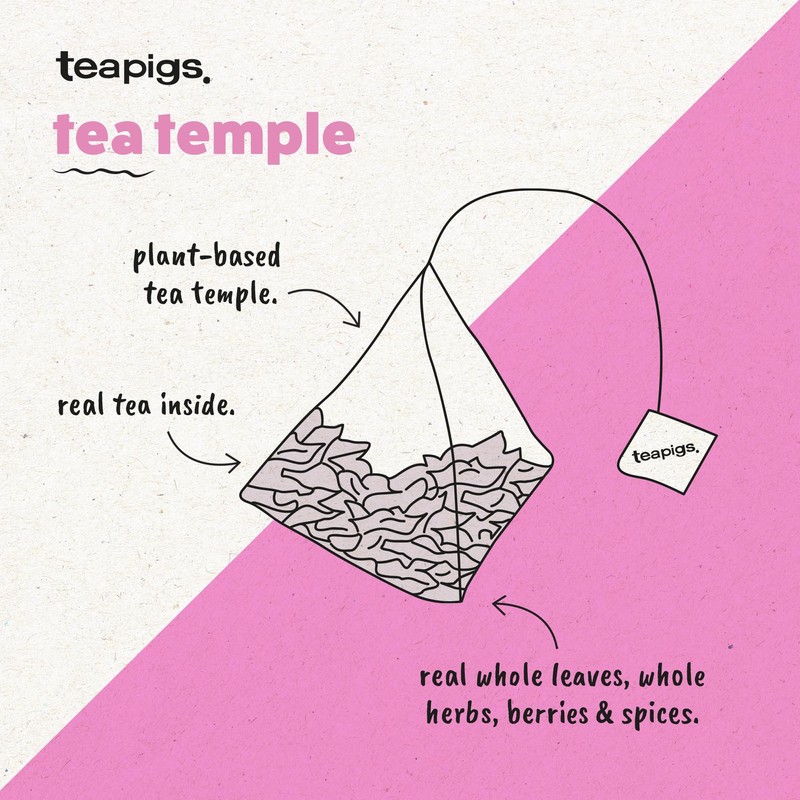 teapigs Strawberry & Juniper Tea Bags - Herbal Tea Fruit