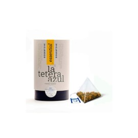 LA TETERA AZUL Premium Digestive Infusion with Chamomile, Mint, Anise and Fennel. Pot of 20 Pyramids