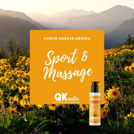 Arnica Massage Oil with Arnica, Marigold and Witch Hazel Extract - Muscle Regeneration - 100 ml - Relaxing Effect for All Types of Muscle Pain