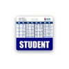 Student Badge Buddy Horizontal w/Height & Weight Conversion Charts (Standard,