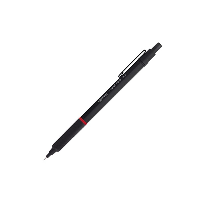 rOtring Rapid PRO - Portaminas, Negro mate, 0.7 mm
