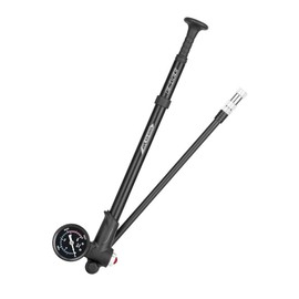 HOUSON 300 PSI Bicycle High-Pressure Pump with Gauge - For Suspension Forks/Shocks/Tires - Rotatable Hose + Bleed Valve