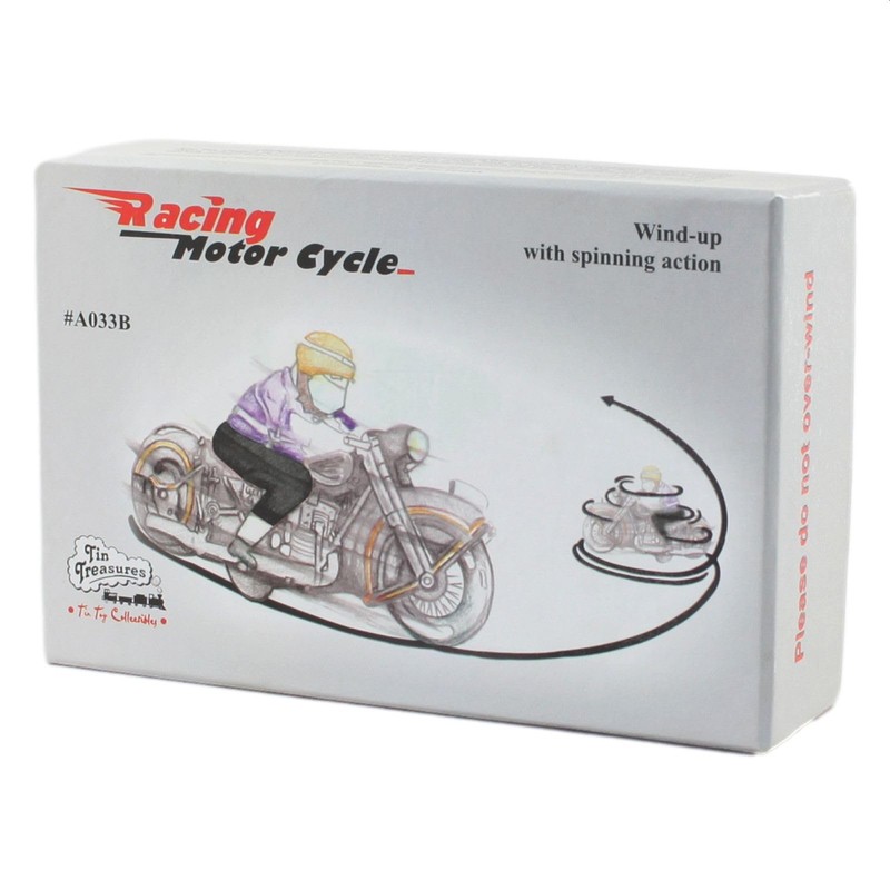 Superfreak Tin Toy Racing Motorcycle