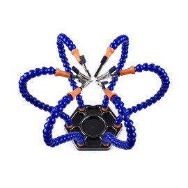 YoungRC Soldering Station with 6 Flexible Soldering Helping Hand Arms Soldering Tool for DIY Soldering,Assembly, Repair, Modeling, Hobby