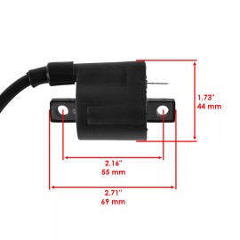 Caltric Ignition Coil for Arctic Cat 454 2X4 4X4 1996 1997 1998 Atv Ignition Coil