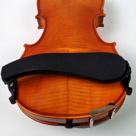 Hidersine Shoulder Rest for Violin 1/4, 1/8 and 1/16 size. Black. Shawbury Model. Adjustable height and width. Ergonomic and comfortable. For small size instruments.