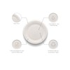 Vivopack® Paper Plates, 18 cm, Round, Pack of 100, White,
