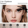 OFIDUS Eyebrow Scissors Trimmer with Comb Gift for Men Women