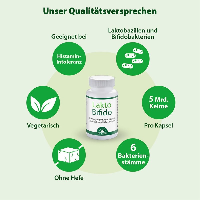 Lakto Bifido Dr. Jacob's Capsules Pack of 90 Capsules