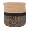 Woven Laundry Basket Cotton Rope Multifunctional Clothes Storage Hamper with