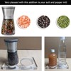 WOHENI 塩コショウミルトレイ 塩コショウトレイ オイル&ビネガーボトルトレイ 塩コショウグラインダーシェーカースタンド | ミルは含まれません (アクリル)