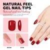 Aokitec Press On Nails Short Square - False Acrylic Nails