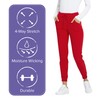 HeartSoul Women's Medical Scrub Jogger Pants Contemporary fit Drawstring Waistband