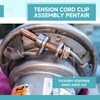 Filloman for Pentair 79210400 Uni-Tension Cord Clip Assembly Replacement Pool