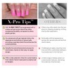 SXC Cosmetics X-Pro Tips French Tip Press on Nails –