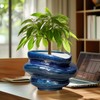 Teagas Ceramic Pots for Plants - 10.6 Inch Ceramic Planter