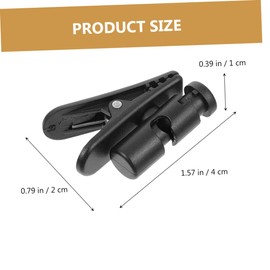 Operitacx 5Pcs Earphone Cord Clips Durable Headset Wire Organizers for Easy Cable Management for Running and Hiking Fits Vertical Horizontal Surfaces