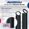 2 Pack 25" Garage Door Springs for 7 FT Garage