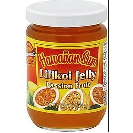 Hawaiian Sun Lilikoi Jelly Passion Fruit 10 Ounce Jar (PACK OF 2 JARS)