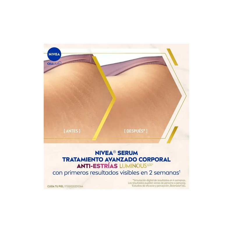 NIVEA Luminous630 Serum Aceite Corporal Anti-estrías 100ml