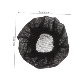 DOITOOL 100pcs Disposable Microphone Covers Non-woven Handheld Mic Protection for Ktv Recording Studio Karaoke White Black Red Yellow